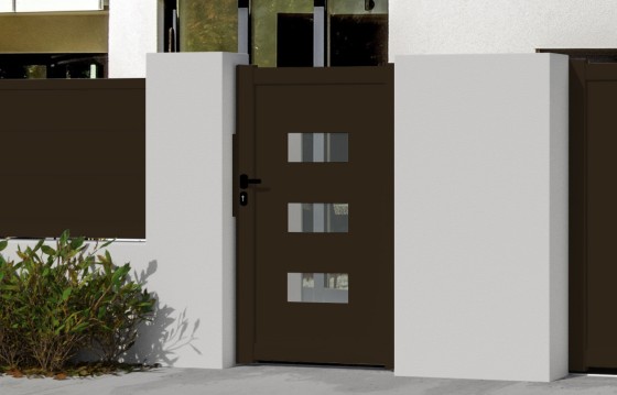 Portillon aluminium DANA sur-mesure
