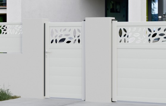 Portillon aluminium FLORA sur-mesure