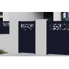 Portillon aluminium FLORA sur-mesure
