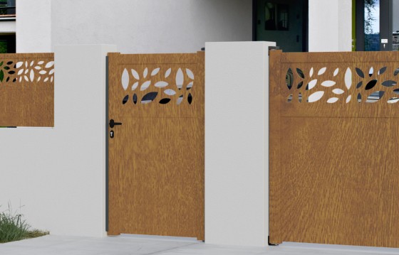 Portillon aluminium FLORA sur-mesure