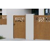 Portillon aluminium FLORA sur-mesure