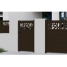 Portillon aluminium FLORA sur-mesure