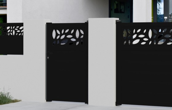 Portillon aluminium FLORA sur-mesure
