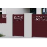 Portillon aluminium FLORA sur-mesure