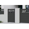 Portillon aluminium FLORA sur-mesure