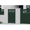 Portillon aluminium FLORA sur-mesure