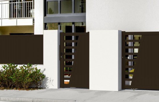 Portillon aluminium JULIA sur-mesure