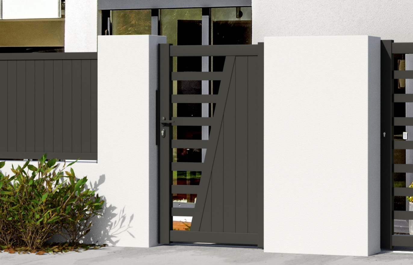Portillon aluminium JULIA sur-mesure