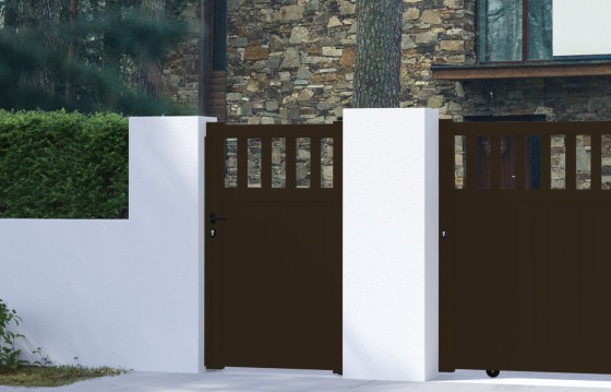 Portillon aluminium VILMA sur-mesure