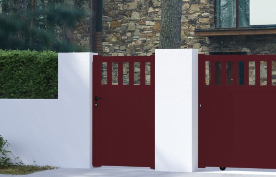 Portillon aluminium VILMA sur-mesure
