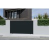 Portail aluminium coulissant LIDIA standard 4m Gris