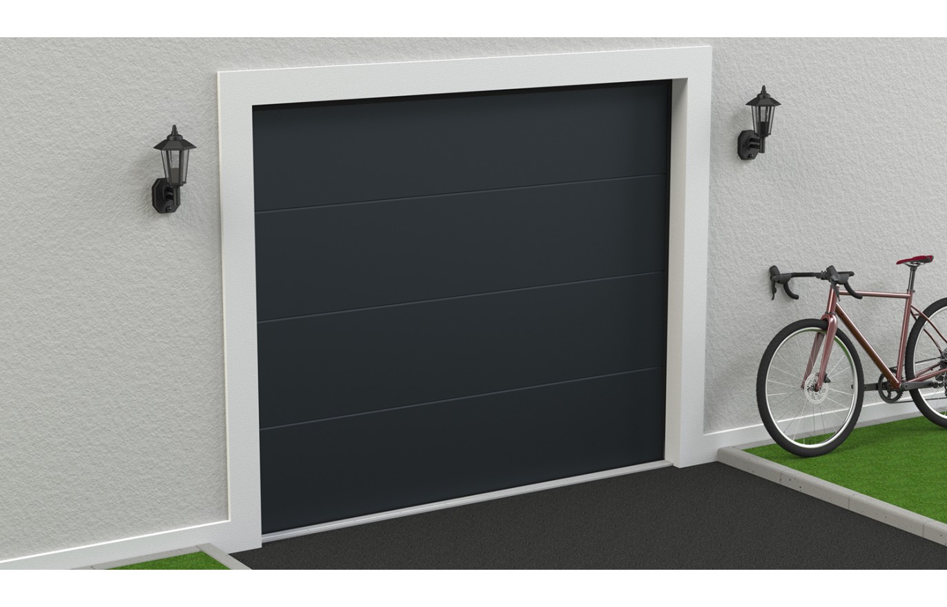 Porte de garage motorisé standard ANGY 2m X 2m40