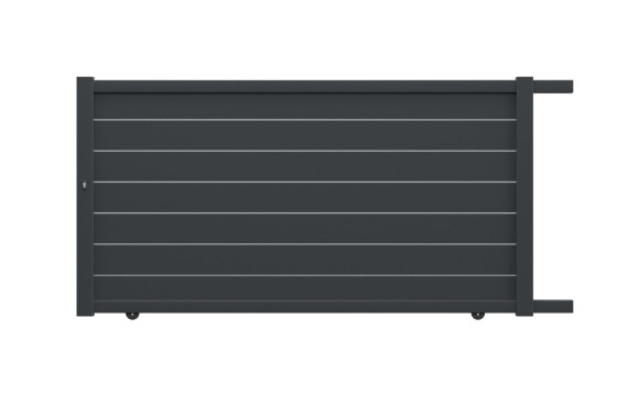 Portail aluminium coulissant ALVA sur-mesure