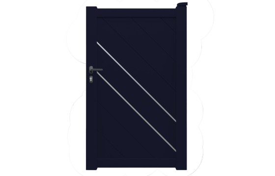 Portillon aluminium DORA sur-mesure