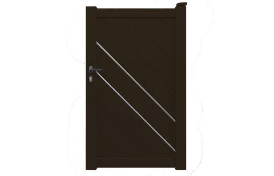 Portillon aluminium DORA sur-mesure