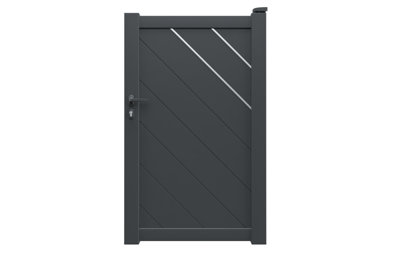 Portillon aluminium ELZA sur-mesure