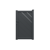 Portillon aluminium ELZA sur-mesure