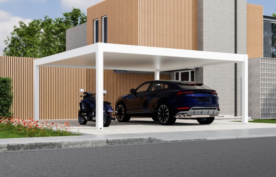 Carport autoportant Melia 4 poteaux