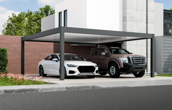 Carport autoportant Melia 4 poteaux