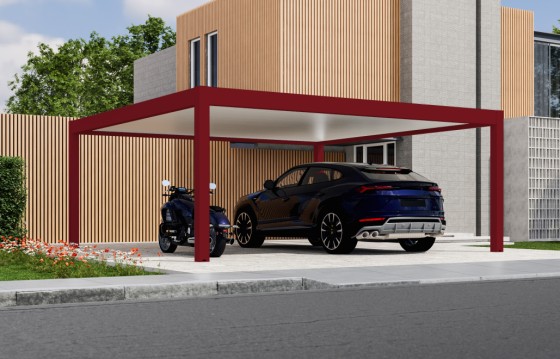 Carport autoportant Melia 4 poteaux