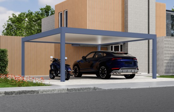Carport autoportant Melia 4 poteaux