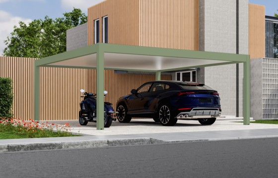 Carport autoportant Melia 4 poteaux