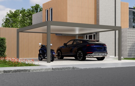 Carport autoportant Melia 4 poteaux