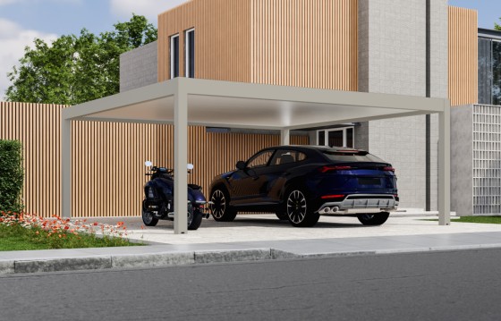 Carport autoportant Melia 4 poteaux