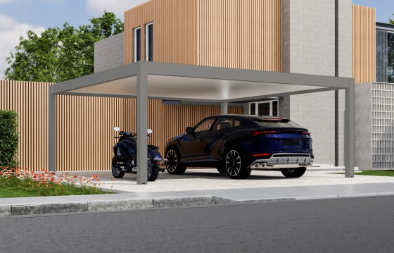 Carport autoportant Melia 4 poteaux