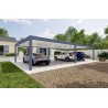 Carport autoportant Melia 6 poteaux