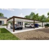 Carport autoportant Melia 6 poteaux