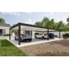 Carport autoportant Melia 6 poteaux