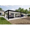 Carport autoportant Melia 6 poteaux