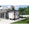 Carport autoportant Melia camping 4 poteaux