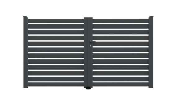 Portail aluminium battant CHANA sur-mesure